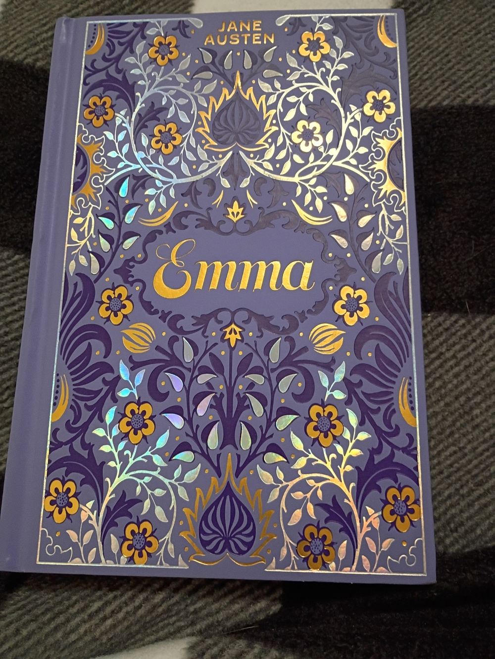 Emma Special Edition Book in Purple and Gold -